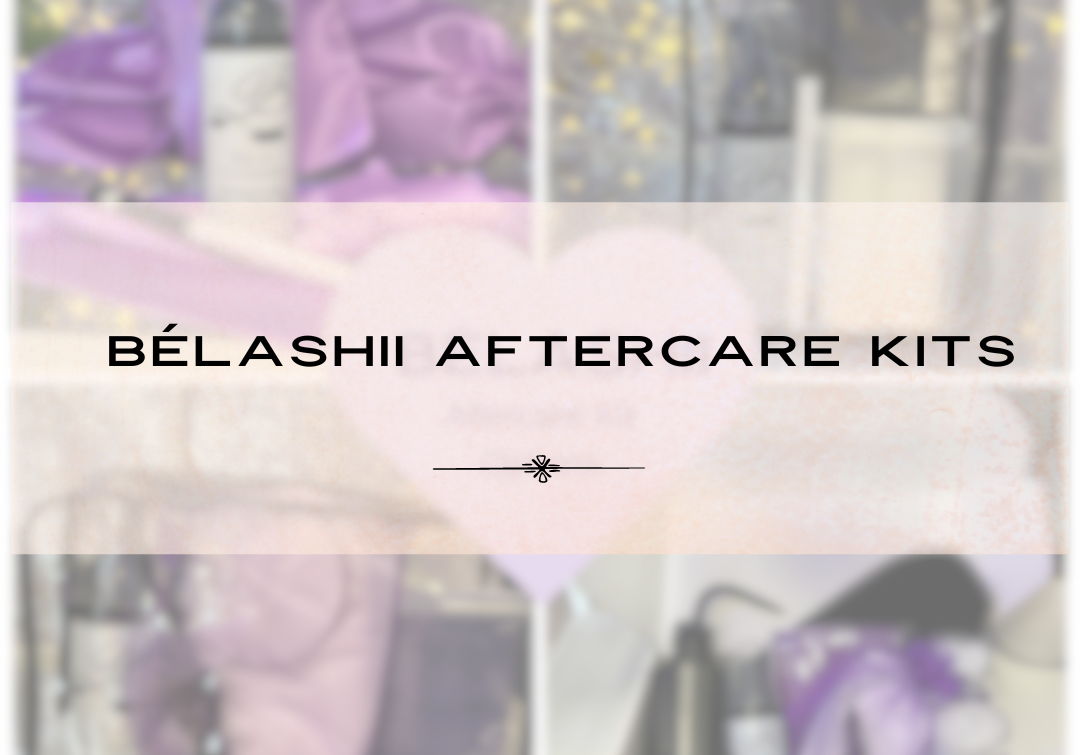 BeLashii eyelash extension aftercare kit options