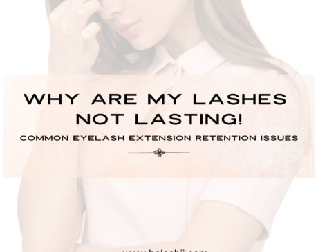 eyelash extension retention issues