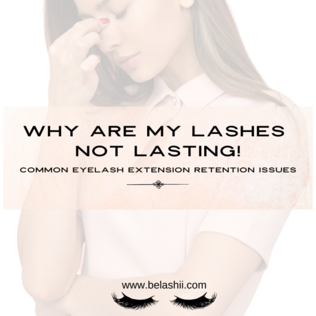 eyelash extension retention issues