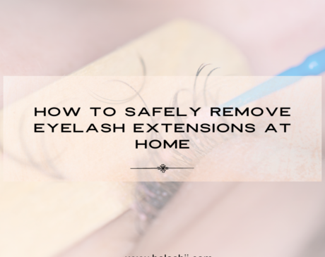 how to remove eyelash extensions at home