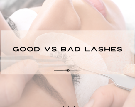 good vs bad lashes