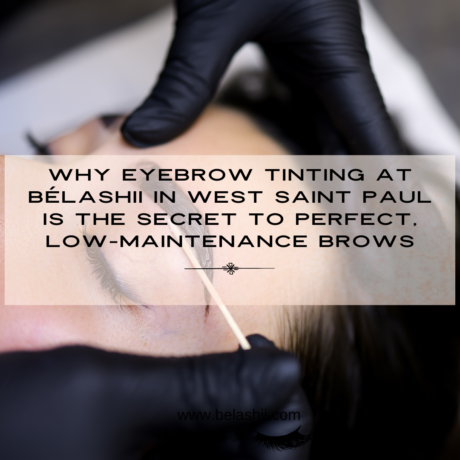 eyebrow tinting at belashii