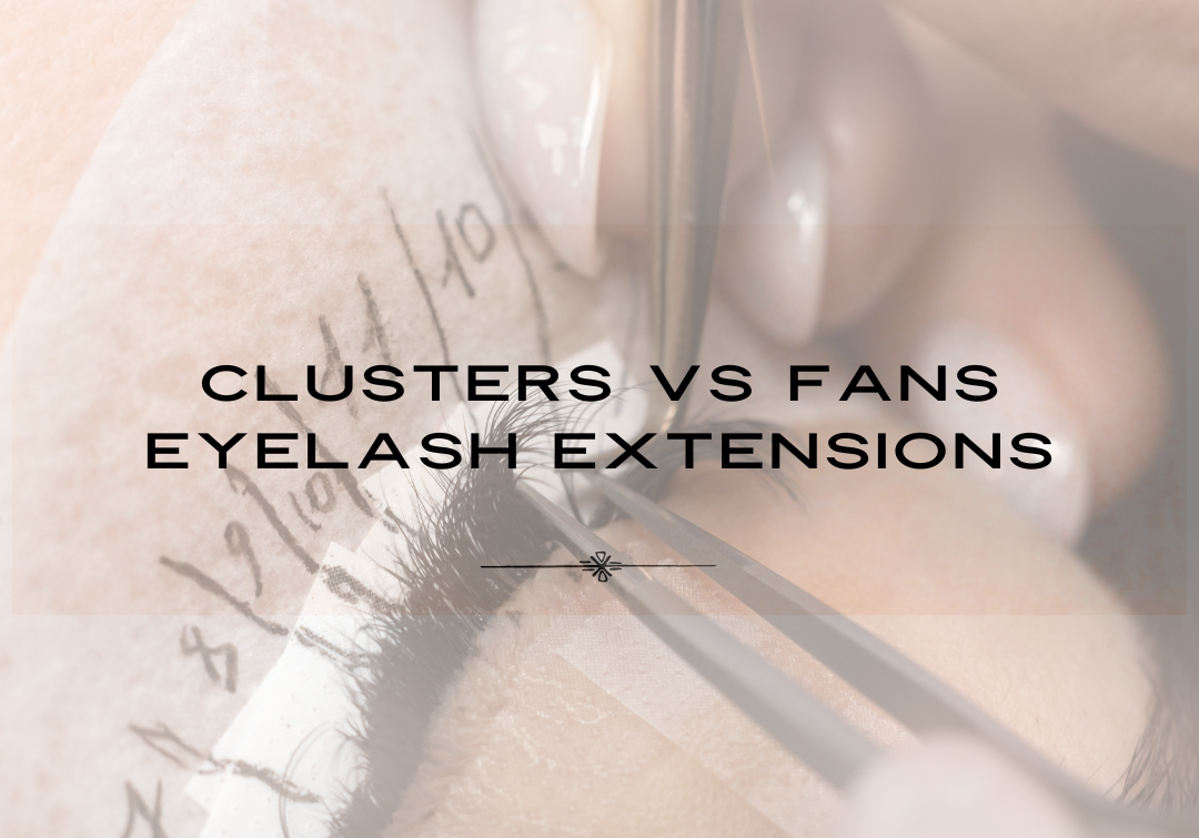 CLUSTER VS FANNED LASHES