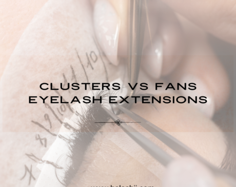 CLUSTER VS FANNED LASHES