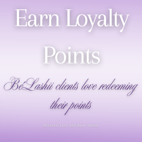 Earn BéLashii loyalty points