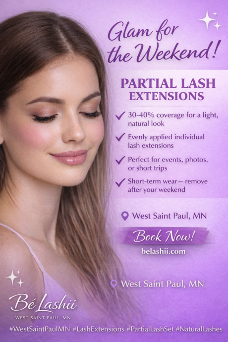 Glam lashes for weekend getaways