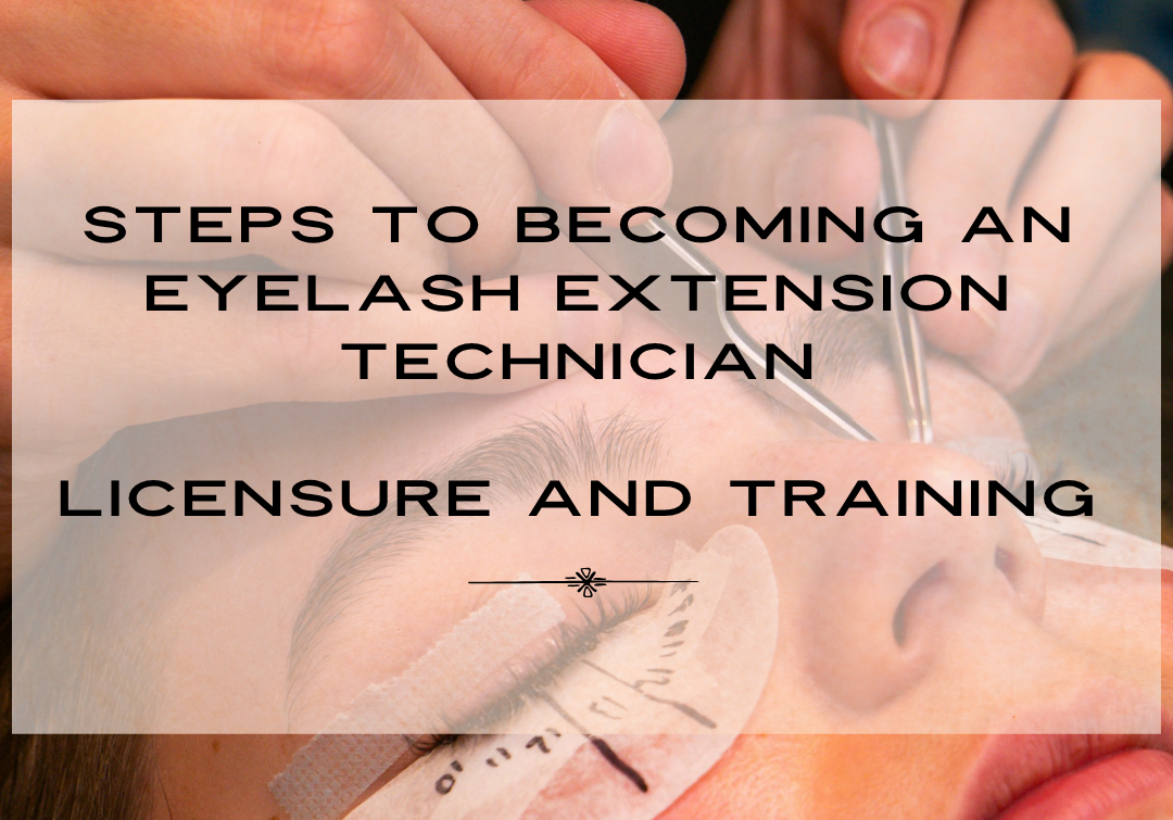 eyelash extension technician