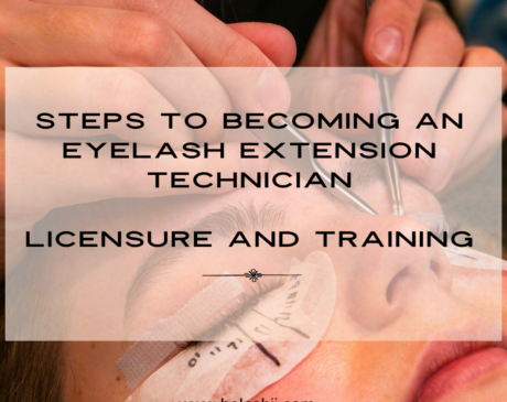 eyelash extension technician