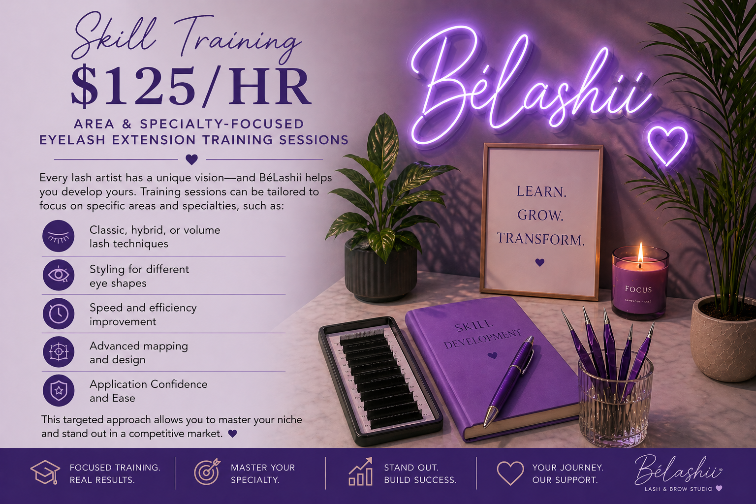 eyelash extension skill training