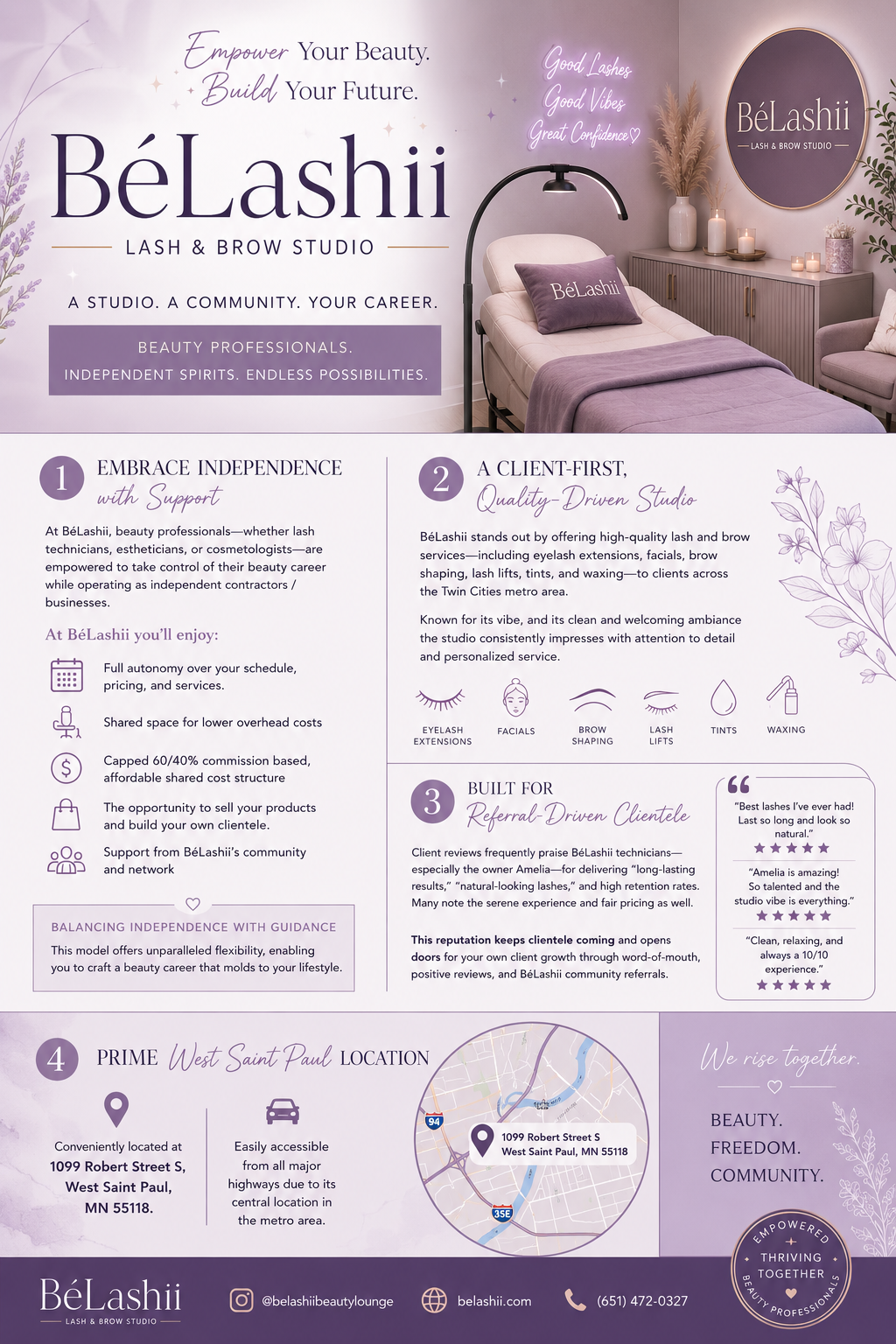 beauty career at belashii