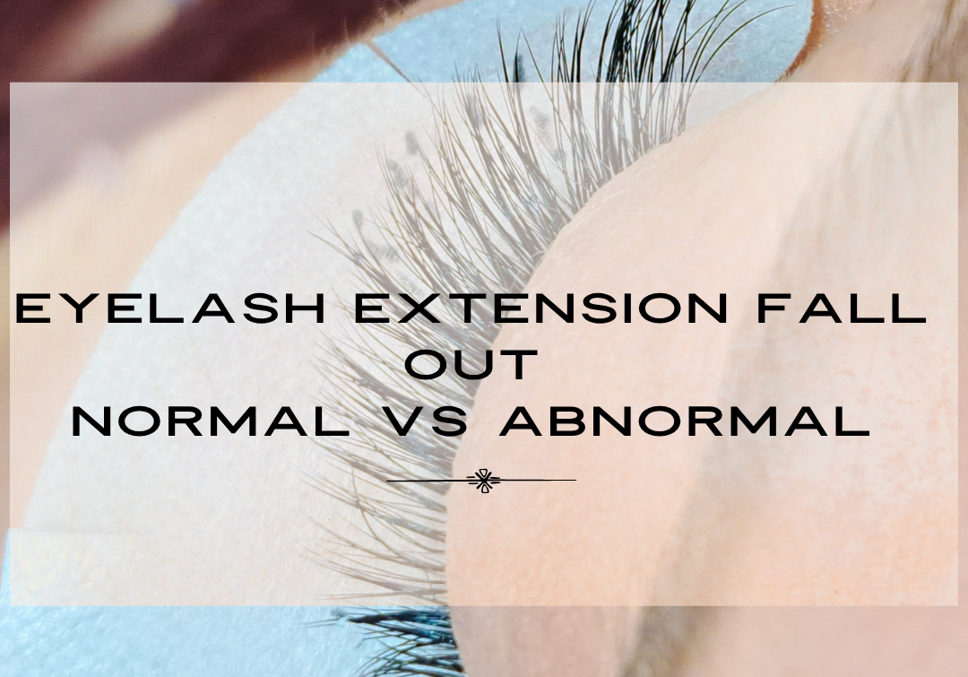 eyelash extension fall out