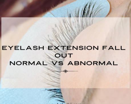 eyelash extension fall out