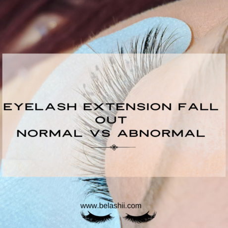 eyelash extension fall out