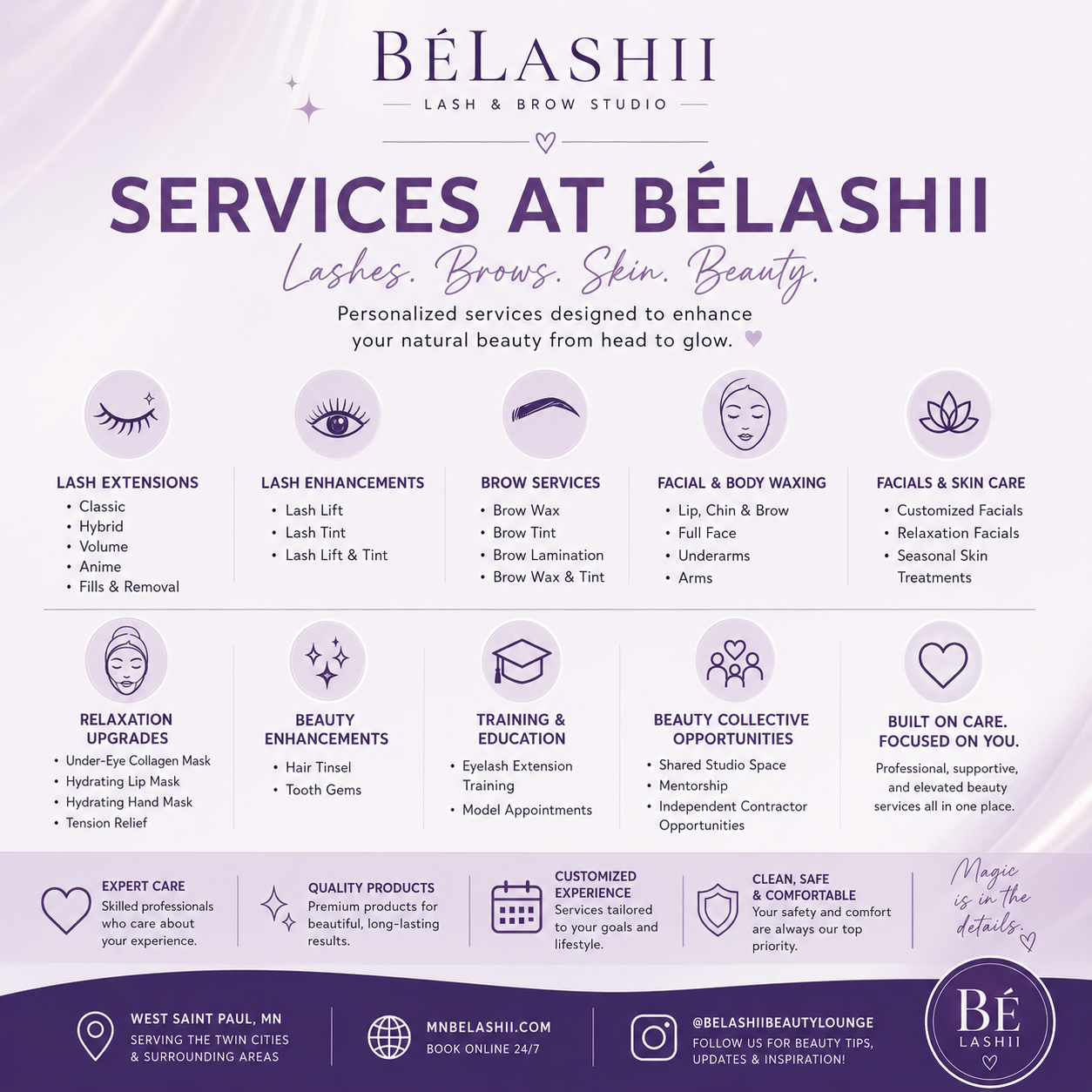 services at BeLashii