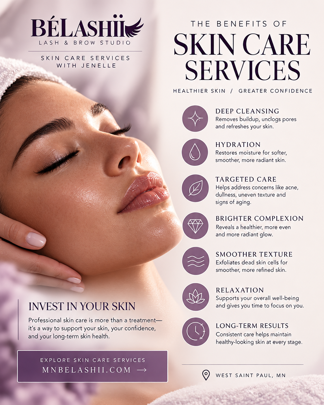 skin care services benefits